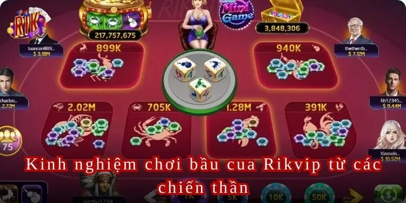 Chiến thắng bầu cua Rikvip dễ dàng với kinh nghiệm 