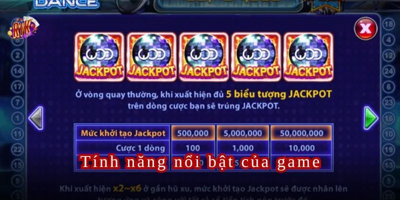 Tính năng nổi bật của game mang đến người chơi tại Rikvip.